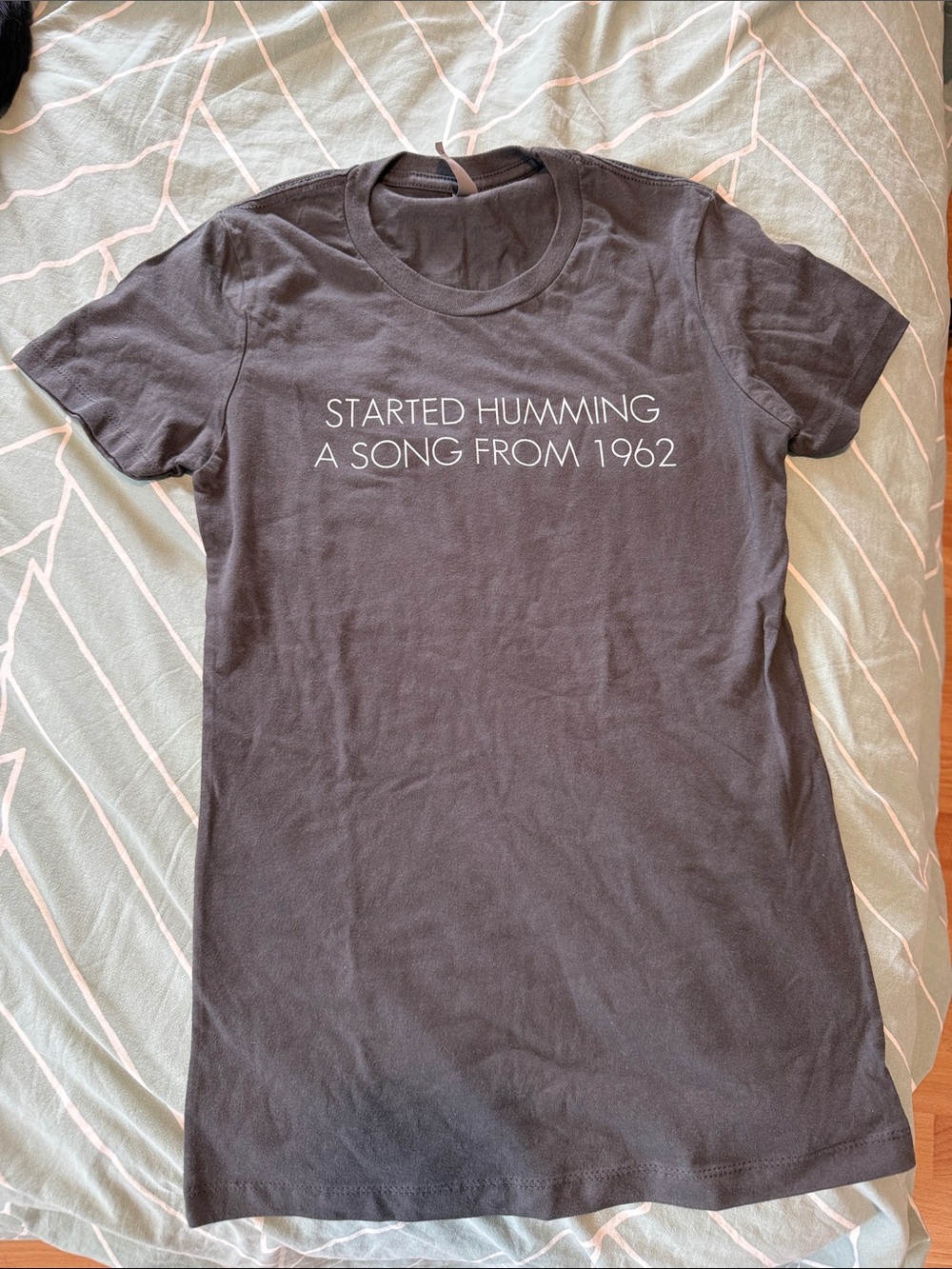 Women's Bob Seger Charcoal Graphic Tee - "Started Humming a Song From 1962"